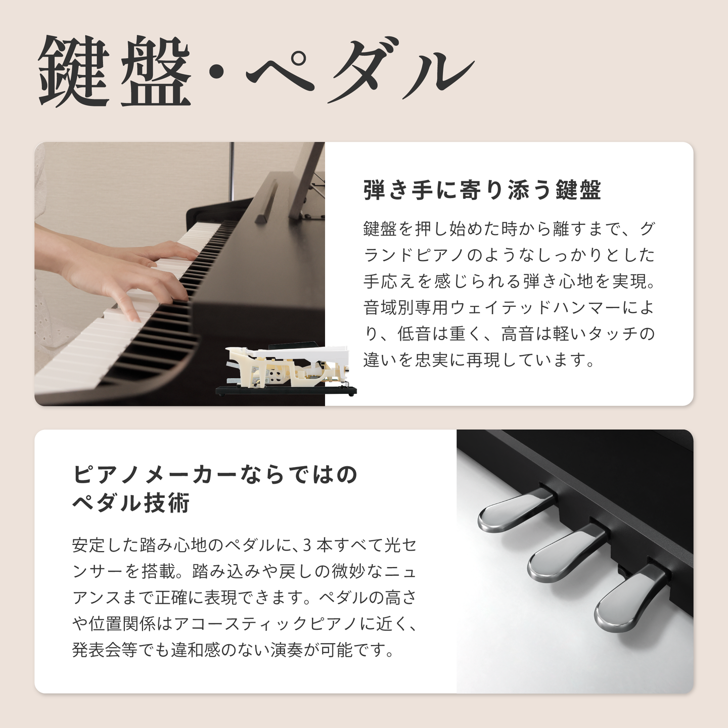 鍵盤・ペダル