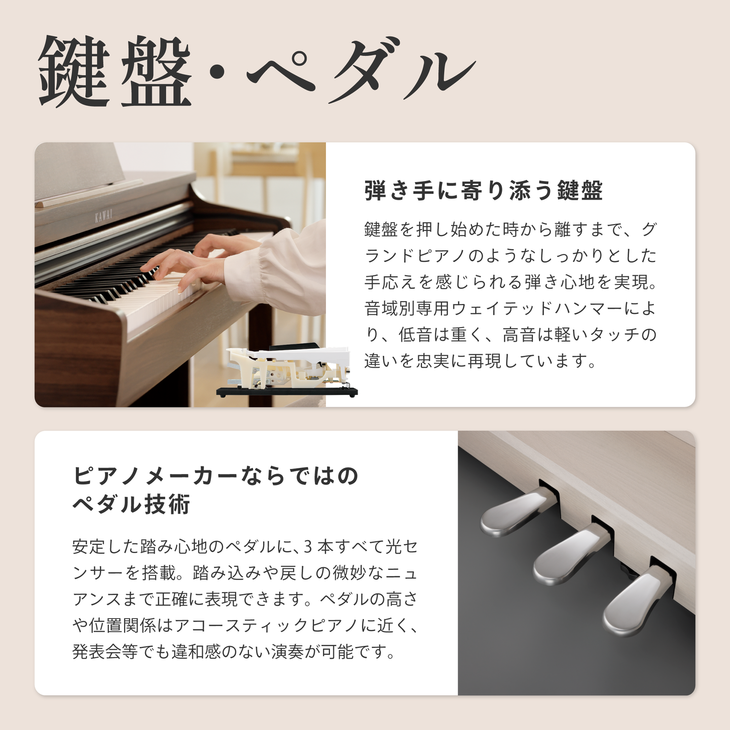 鍵盤・ペダル