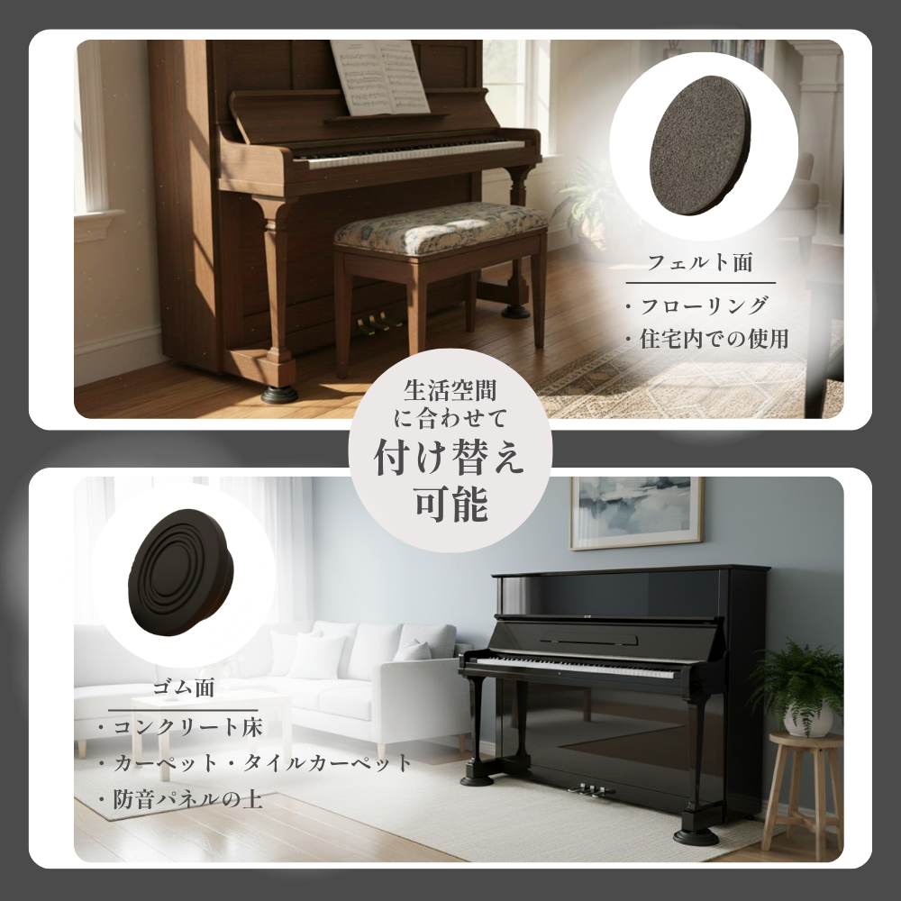 付け替え可能