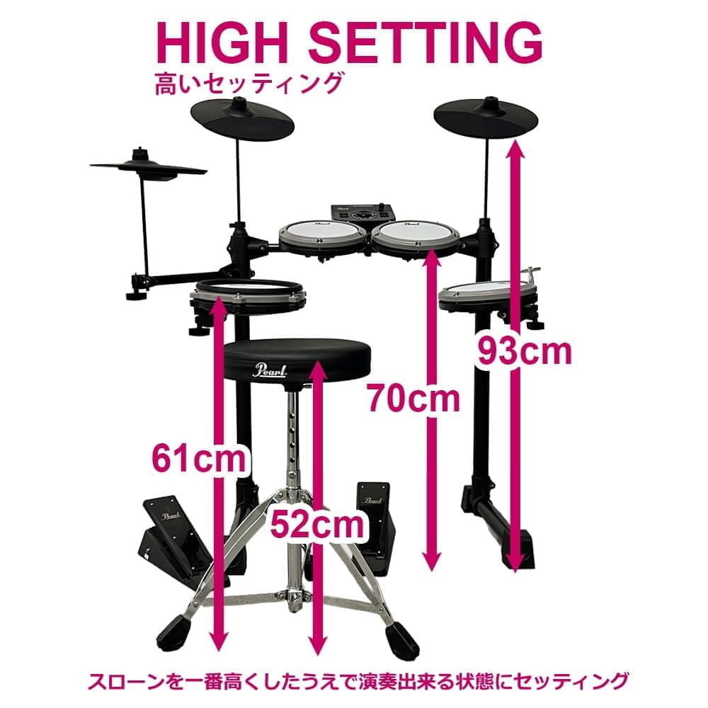 高いセッティング